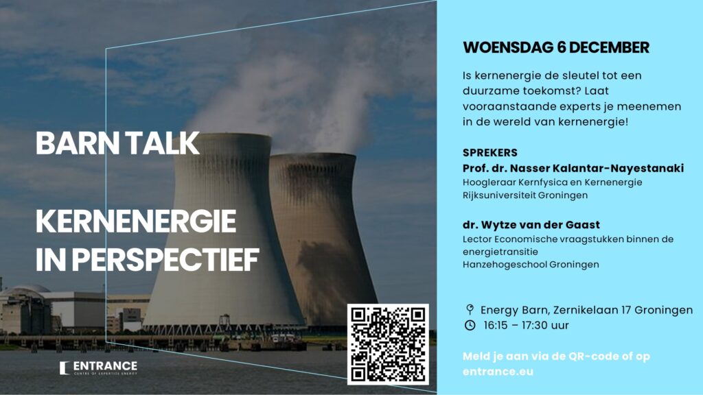 Barn Talk Kernenergie in perspectief - 6 december Energy Barn Groningen energietransitie