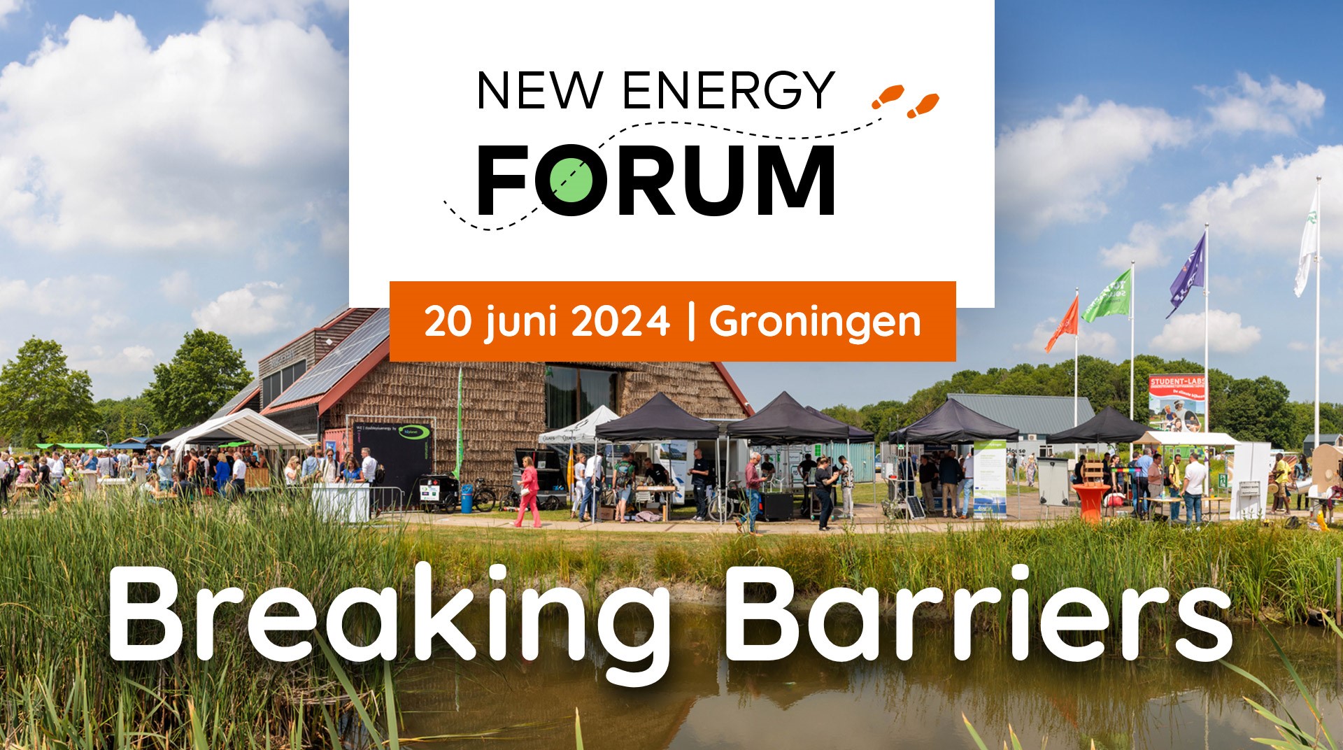 New Energy Forum 20 juni 2024 - Breaking Barriers - Banner