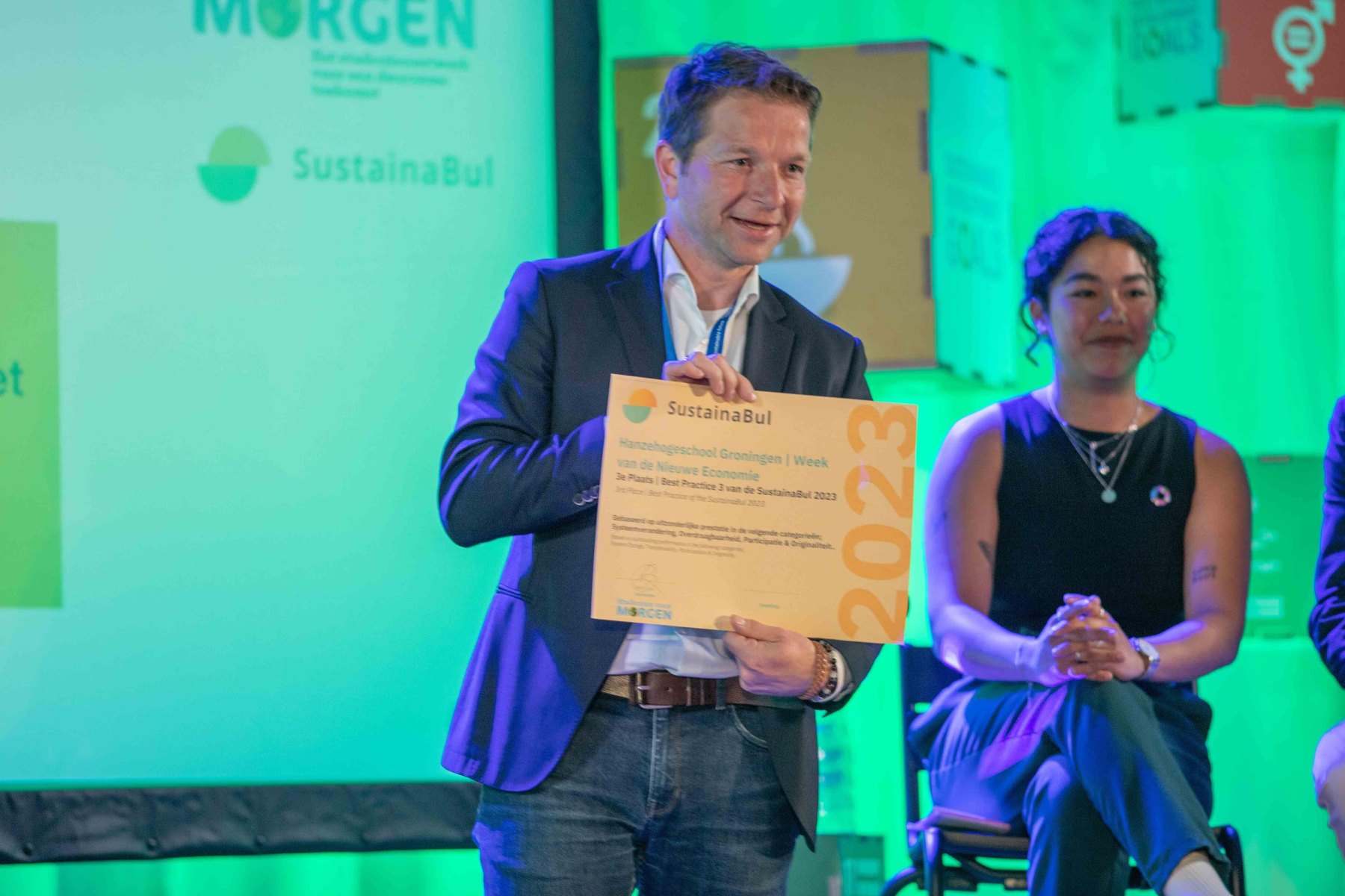 Week van de nieuwe economie wint derde prijs Best Practice Sustainabul 2023