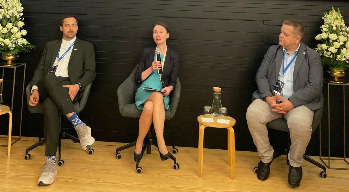 Dr. Beata Kviatek at conference in Abrantes, Portugal