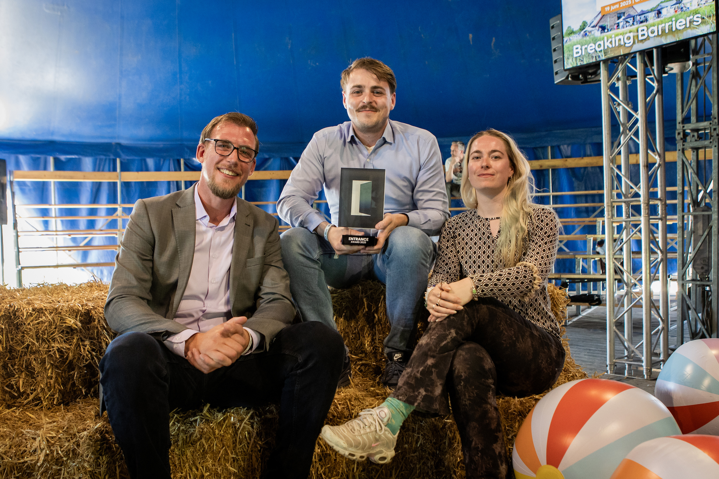 Thomas Stroes van Saltes- winnaar Entrance Professional Award in de energietransitie