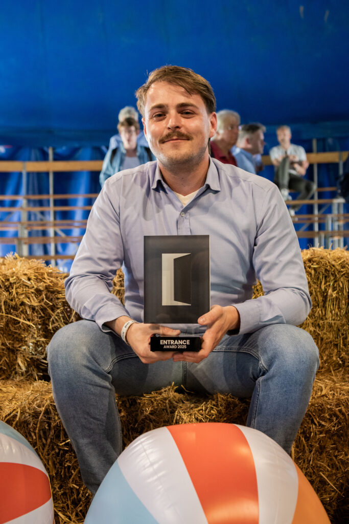 Thomas Stroes Saltes- winnaar Entrance Professional Award in de energietransitie