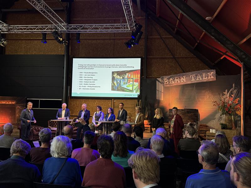 Barn Talk - Politiek debat - Haagse plannen in de praktijk - groepsfoto